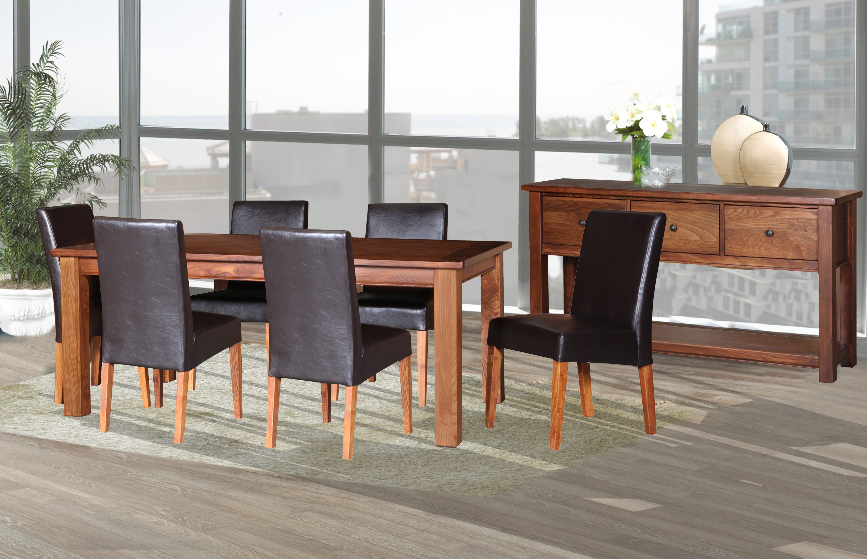 Paramount Dining with Upholstered Chair